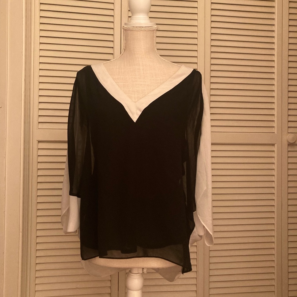 Black and white top